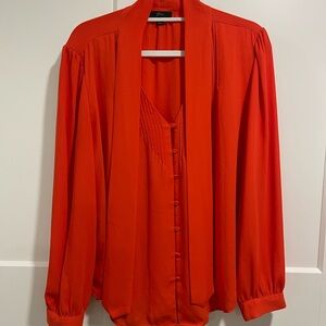 J. Crew Red Blouse Sz 14 💕